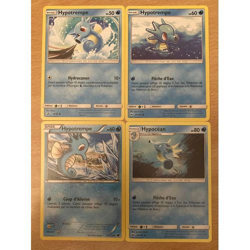 (3235) 3x Hypotrempe + Hypocéan (Pokemon) 