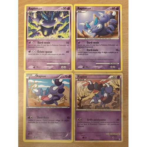 (3137) 4x Rapion (Pokemon) 