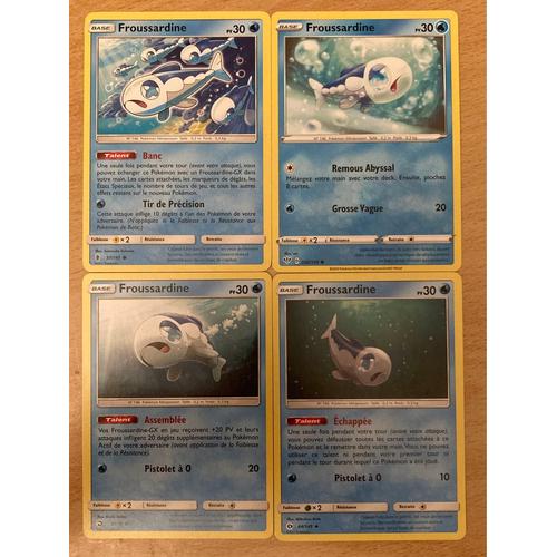 (3224) 4x Froussardine (Pokemon) 