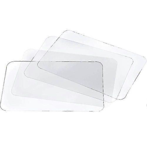 Sets De Table Transparents Sets De Table Lavables Pour Table De Table De Cuisine Antidérapante Résistante À La Chaleur (8pcs)