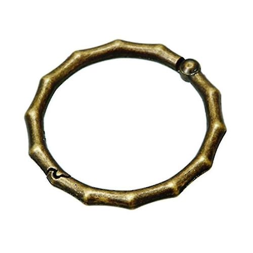 Anneaux De Livre En Métal Robuste Anneau De Reliure À Feuilles Mobiles Pour Flashcards Papier Robuste 30mm Bronze Ancien