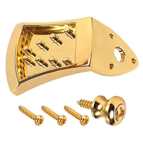 1 Set Mandoline Tailpiece Métal Triangle Mandoline Tailpiece Mandoline Parties Or