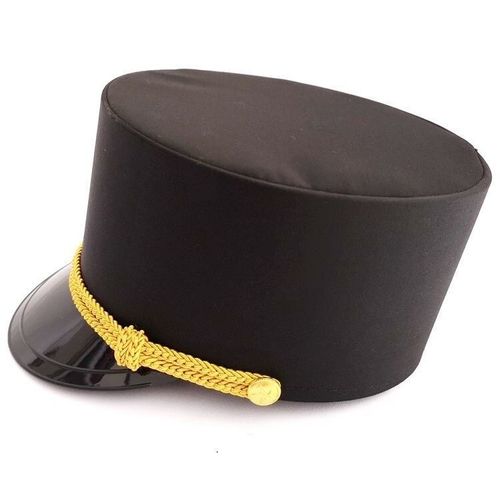 Casquettes Militaires De Luxe Pour Hommes Et Femmes,Chapeau Haut De Forme Anime Cosplay,Chapeau Plat Féminin,Chapeau De Capitaine D'hôtel Pour La Performance Sur Scène,Automne