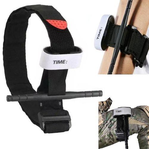 2pcs Spin Type Extérieur Tactique Première Arme Tourniquet Extérieur Premiers Secours Extérieur Corde Hémostatique 