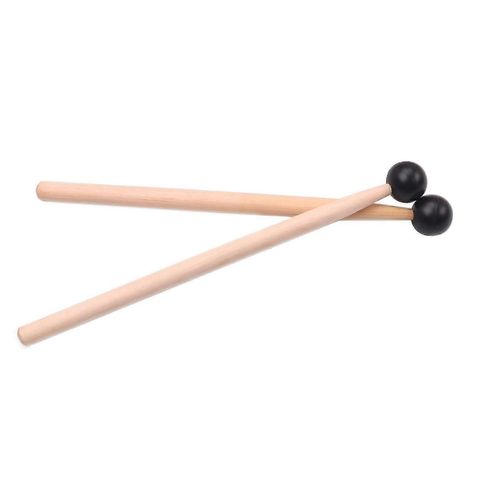 1 Paire Tongue Steel Drum Xylophone Mallets Tuning Fork Wooden Rod Mallet Pour Percussion Instrument Multicolor
