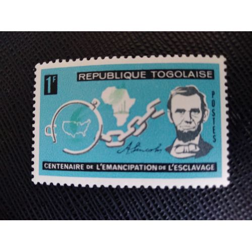 Timbre Togo Yt 388 100 Ans De L'abolition De L'esclavage 1963 (060309 )*