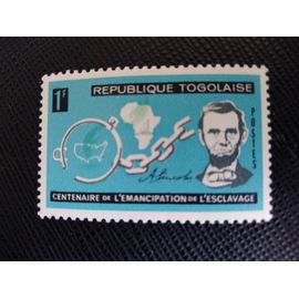 Timbre Togo Yt 388 100 Ans De L'abolition De L'esclavage 1963 (060309 )*