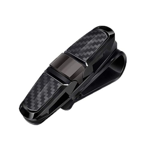 Étui à lunettes pour voiture,pare-soleil automatique,porte-lunettes,Clip pour carte,porte-billet,stylo,boîte à Clip,accessoires universels,2022 - Type Black