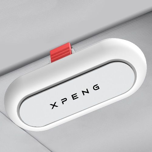 Étui à lunettes pour pare-soleil de voiture,boîte de rangement,accessoires automobiles pour Xpeng G9 G3 P7 N5 F30 P5 X2 G3i H93 Beta 2019 2020 2021 - Type For xpeng 1-White