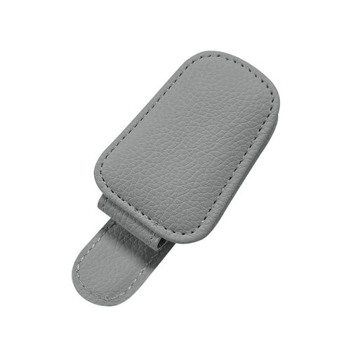 Étui à lunettes de soleil pour pare-soleil de voiture,porte-billets,clip de carte,boîte à stylos de fixation pour les placements,modèle 3,modèle Y,modèle S,modèle X,plaid Highland S - Type 1PC Grey
