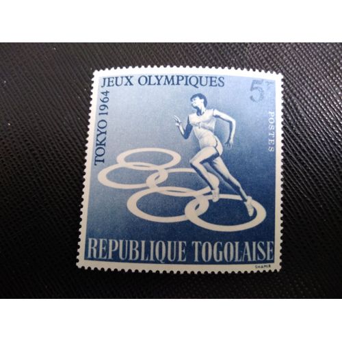 Timbre Togo Yt 426 Jeux Olympiques D’Été - Tokyo - Course À Pied 1964 (060309 )*
