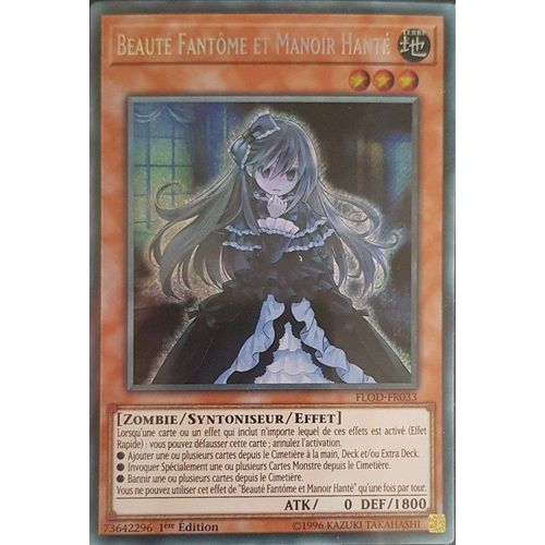 Yu Gi Oh ! Beauté Fantôme Et Manoir Hanté ( Flod-Fr033 ) Secret Rare En Français