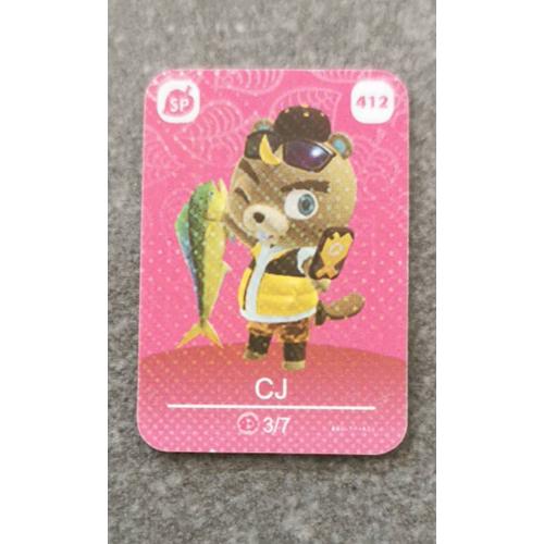 Carte Amiibo Animal Crossing Cj N°412