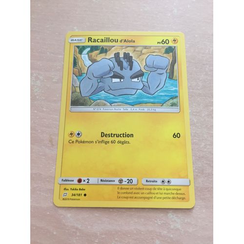 Jeu "Racaillou D'alola" 34/181
