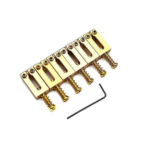 6 Pcs Guitare Électrique Simple Shake Trémolo Bridge Code De Corde, Barre De Corde Inférieure Pressant Corde Co