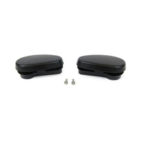 1paire de marchepieds latéraux tubulaires noirs Embouts Caps Remplacement Set 68044463ab Pour Ram 1500 2500 3500 2009