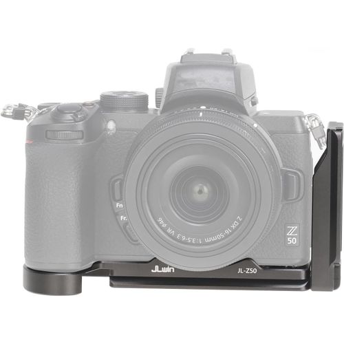 Plaque à dégagement Rapide Support en Forme de L Plaque Extensible Verticale pour Appareil Photo Nikon Z50, Compatible avec DJI Ronin RS2/RSC2/RS3/RS3 Pro/RS3 Mini stabilisateur Arca Swiss Stan