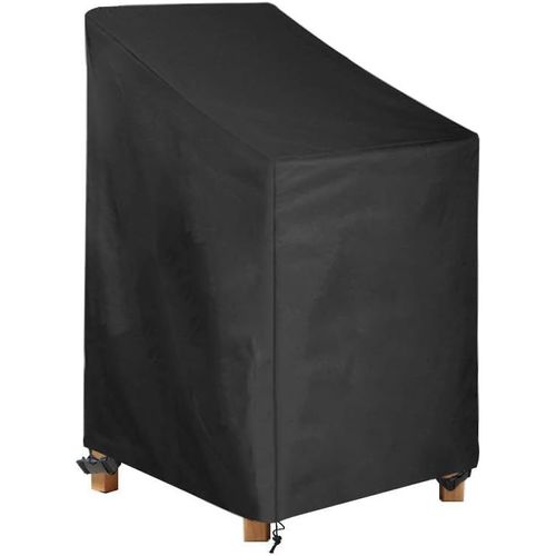 Housse De Protection Pour Chaise De Jardin 210d - Tissu Polyester Imperméable Et Indéchirable - 65 X 75 X 85 X 120 Cm