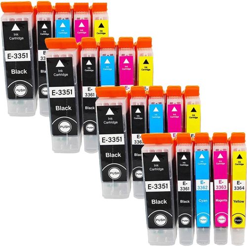 20 x Grande Capacité Compatibles Epson 33 33XL Cartouches d'encre pour Epson Expression Premium XP-530 XP-540 XP-630 XP-635 XP-640 XP-645 XP-830 XP-900