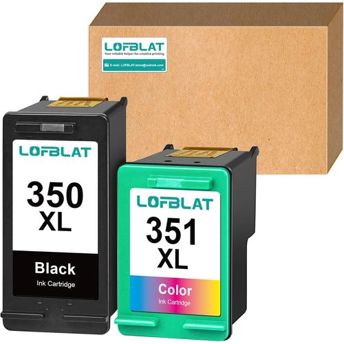 350XL 351XL Cartouches d'encre de Remplacement pour HP 350 351 Deskjet D4260 D4360 D5360 Officejet J5780 J6410 Photosmart C4280 C4380 C4480 C4580 C5180 C5280