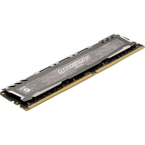 Crucial Ballistix Sport LT Gray 16GB PC4-19200 DDR4-2400MHz non-ECC Unbuffered CL16 (16-16-16-39) 288-Pin DIMM 1.2V Memory Module BLS16G4D240FSB.16FBD