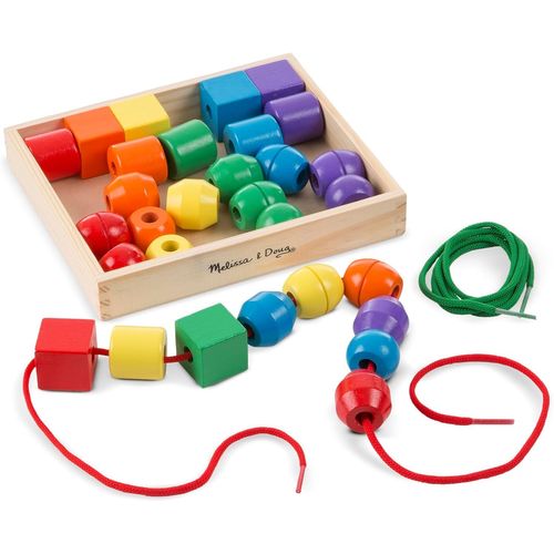 Jeu de formes avec lacets, Jeux d'apprentissage précoce et jouets éducatifs, Premier Âge, Jouet en bois, Montessori, 3+, Cadeau pour garçons et filles de 3 4 5 6 ans