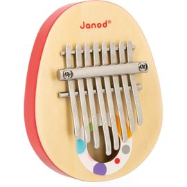 Gamme Bois Confetti-Jouet D'imitation Et Éveil Musical-8 Clés En Métal-Kalimba Enfant Avec Sons Doux-Dès 3 Ans, J07642, Multicolore