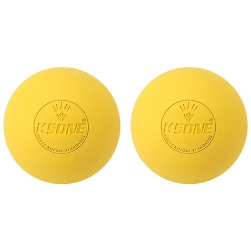 2x Balle De Massage 6.3 Cm Fascia Balle Balle De Crosse Yoga Relaxation Musculaire Soulagement De La Douleur Balle De Physioth¿¿Rapie Portable 1