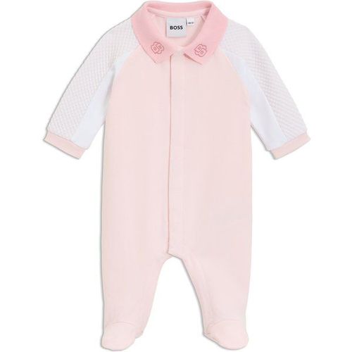 Grenouillère En Molleton De Coton Mélangé Et Jersey Pour Bébé60,74,54,71,67
