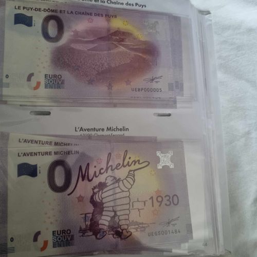 Album Officiel Collection Billets Touristique 0 Euro Souvenir 2017 Complet Les 127 Billets