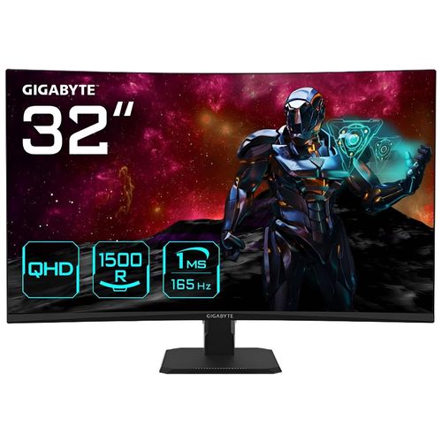 Gigabyte Gs32qc écran Plat De Pc 80 Cm (31.5") 2560 X 1440 Pixels Qua