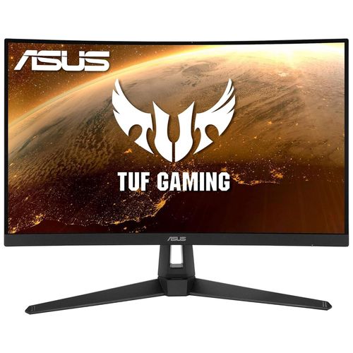 ASUS TUF Gaming VG27WQ1B - Écran LED - jeux - incurvé - 27" - 2560 x 1440 WQHD @ 165 Hz - VA - 250 cd/m² - 3000:1 - HDR10 - 1 ms - 2xHDMI, DisplayPort - haut-parleurs
