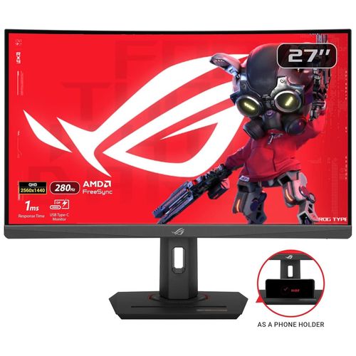 Asus Rog Strix Xg27wcms écran Plat De Pc 68,6 Cm (27") 2560 X 1440 Pi
