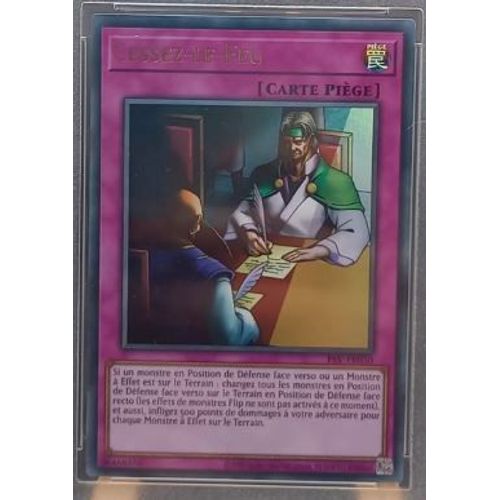 Yu Gi Oh Psv Fr030 Cessez Le Feu Ultra Rare
