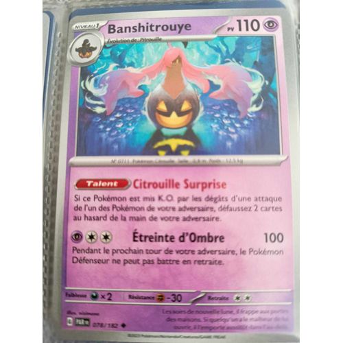 Peu Commune - Pokemon - Faille Paradoxe - Banshitrouye 78/182