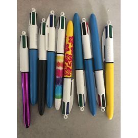 Lot 10 Stylos Bic 4 Couleurs