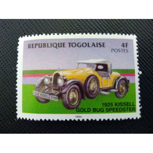 Timbre Togo Yt 1156 Kissel Gold Bug Speedster, 1925 1984 (060309 )*