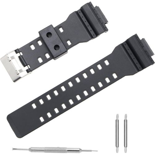 Bracelet De Montre Chaîne De Montres Givrée Par Ceinture De Montres Pu Remplacement Compatible Pour Casio G-Shock Ga-100 G8900