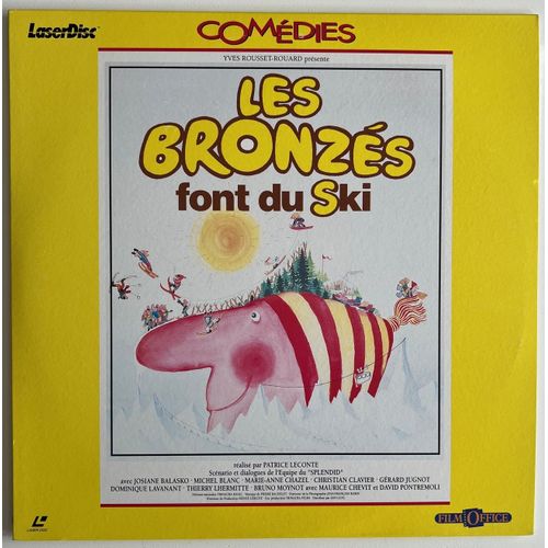 Laserdisc Les Bronzés Font Du Ski 1979 Vf Rare !
