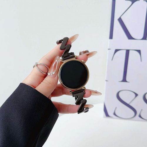 Applicable Au Bracelet De Montre Huawei Gt4 Femme Gt3 Montre Gt5 Nouveau Pro Femme 1gt2 Avancé Petit Parfum Métal Fit3-Noir - Compatible Avec : Huawei Watch Buds - 46 Mm