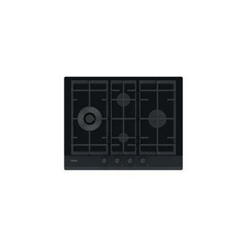 Haier Série 6 havg5d4hb gaz 9650 w 4 feux fonte noir