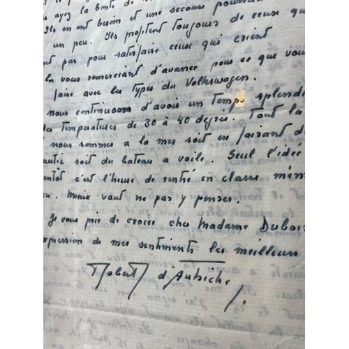 L'archiduc Robert D’Autriche - 15 Lettres Autographes Robert D'autriche