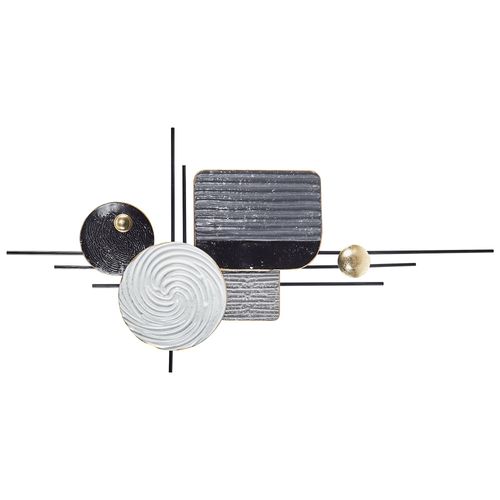 Décoration Murale Ovar Métal Gris 50 Cm