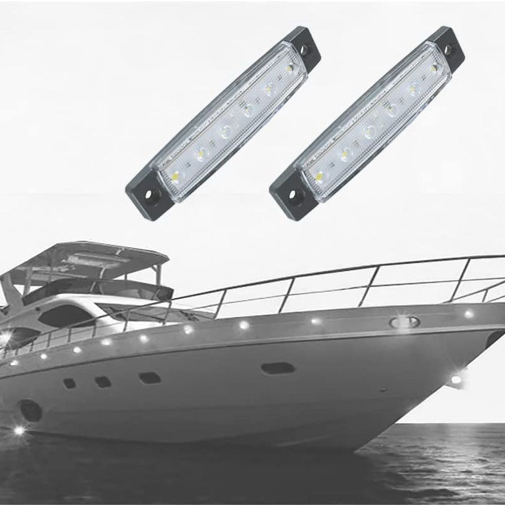 6 Pcs Led Marine Bateau LumiRes Marine Courtoisie LumiRe... - 3