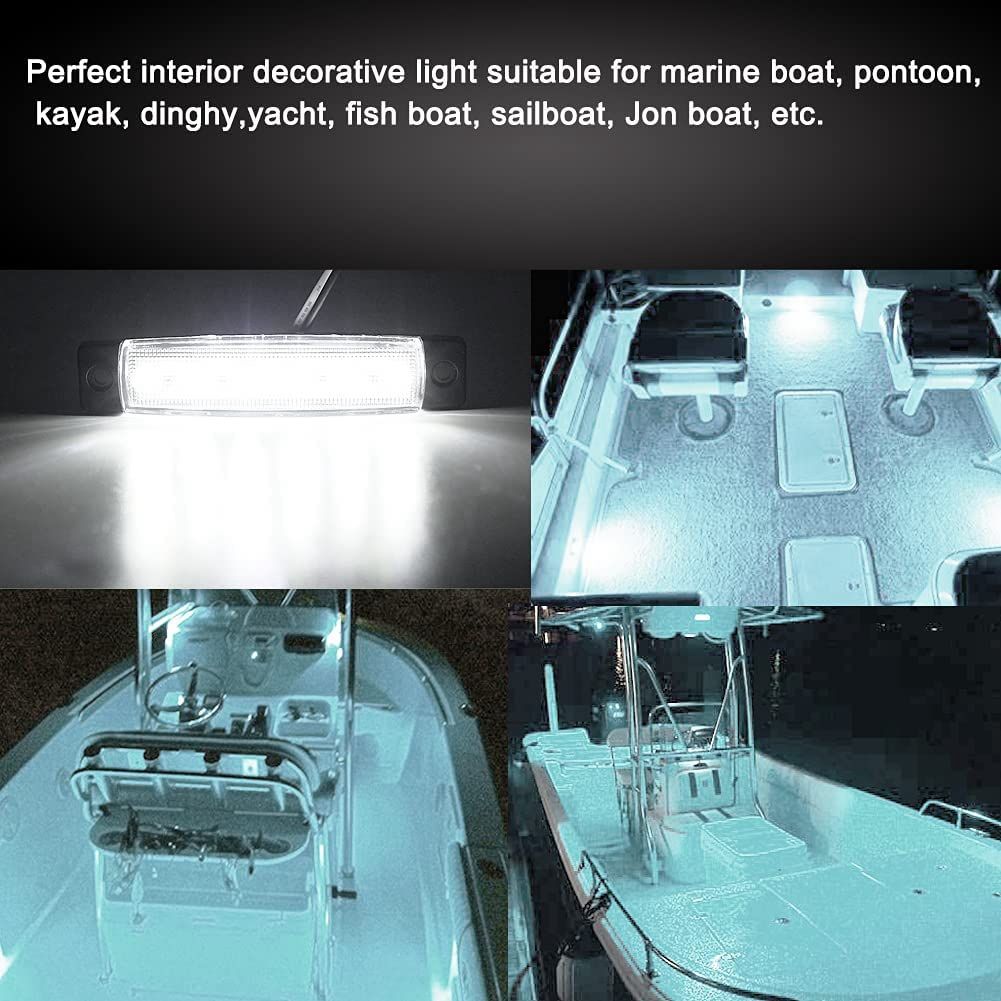 6 Pcs Led Marine Bateau LumiRes Marine Courtoisie LumiRe... - 5
