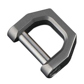 D-Type Multifonctionnel Mini Full Titanium Boucle Porte-Cl¿¿S Boucle De Voiture Boucle Ext¿¿Rieure Outil Boucle De Fer ¿¿ Cheval-S