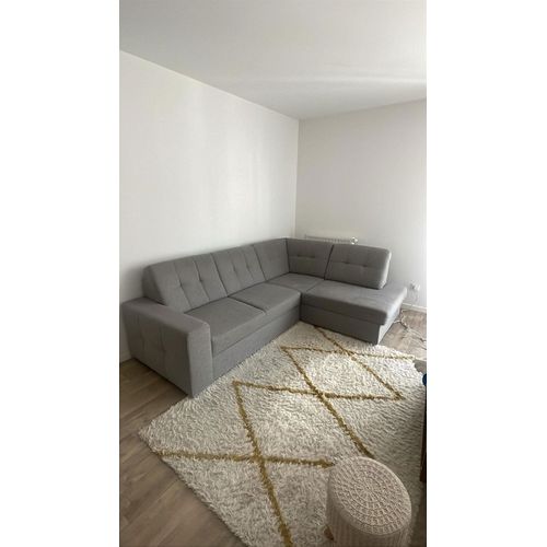 Canapé D¿Angle En Tissu