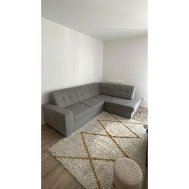 Canapé D¿Angle En Tissu