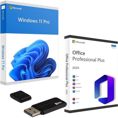 Clé Usb Windows 11 Pro + Office 2024 Pro - Microsoft (Licence Fournie Avec)