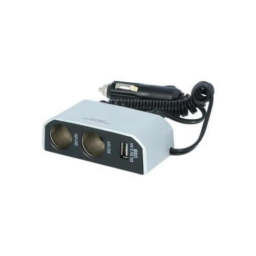Multiprise All Cigare 2x12v Et 1xusb 2.4a